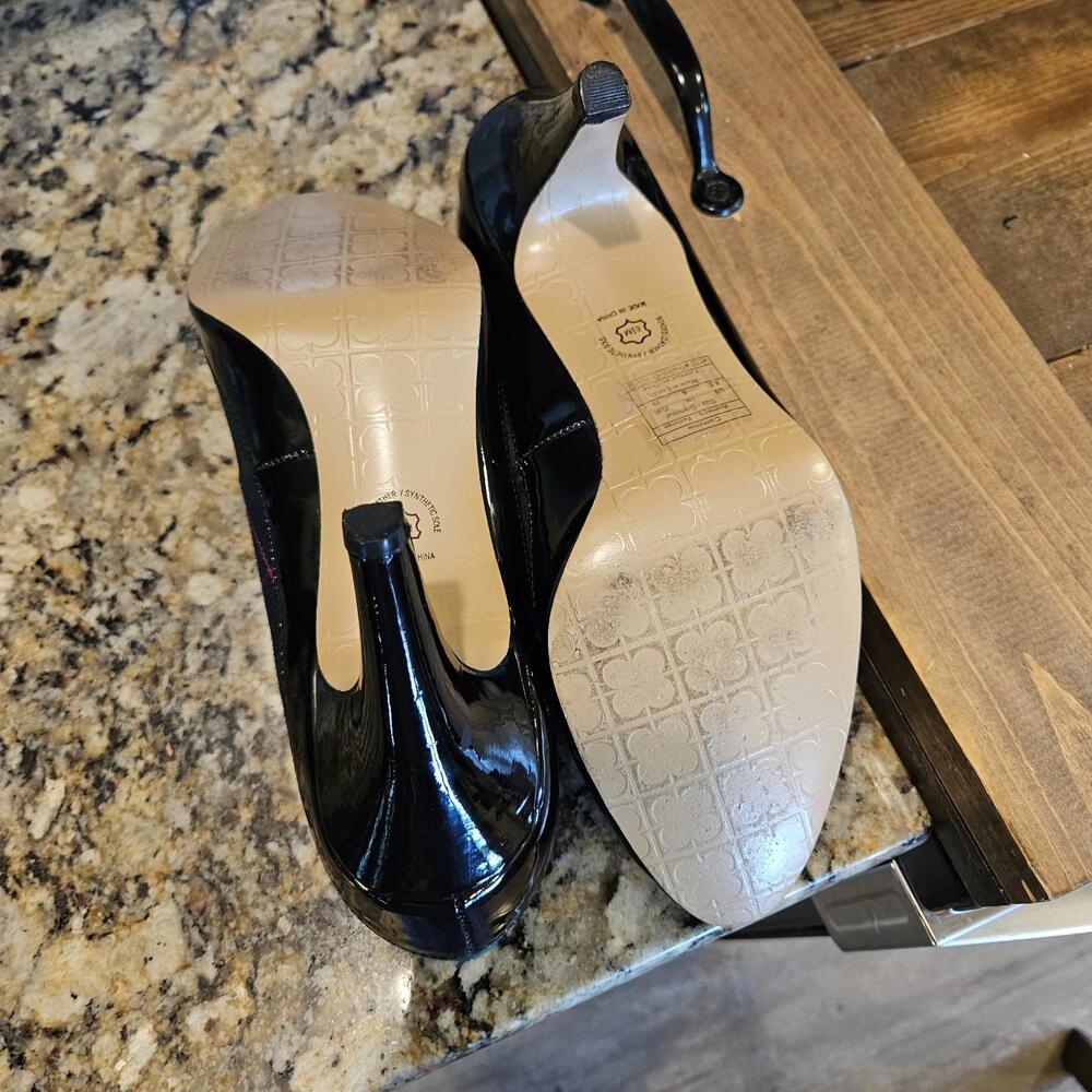 Vintage Liz Claiborne Tartan Plaid Heels Size 8.5 - Picture 8 of 8